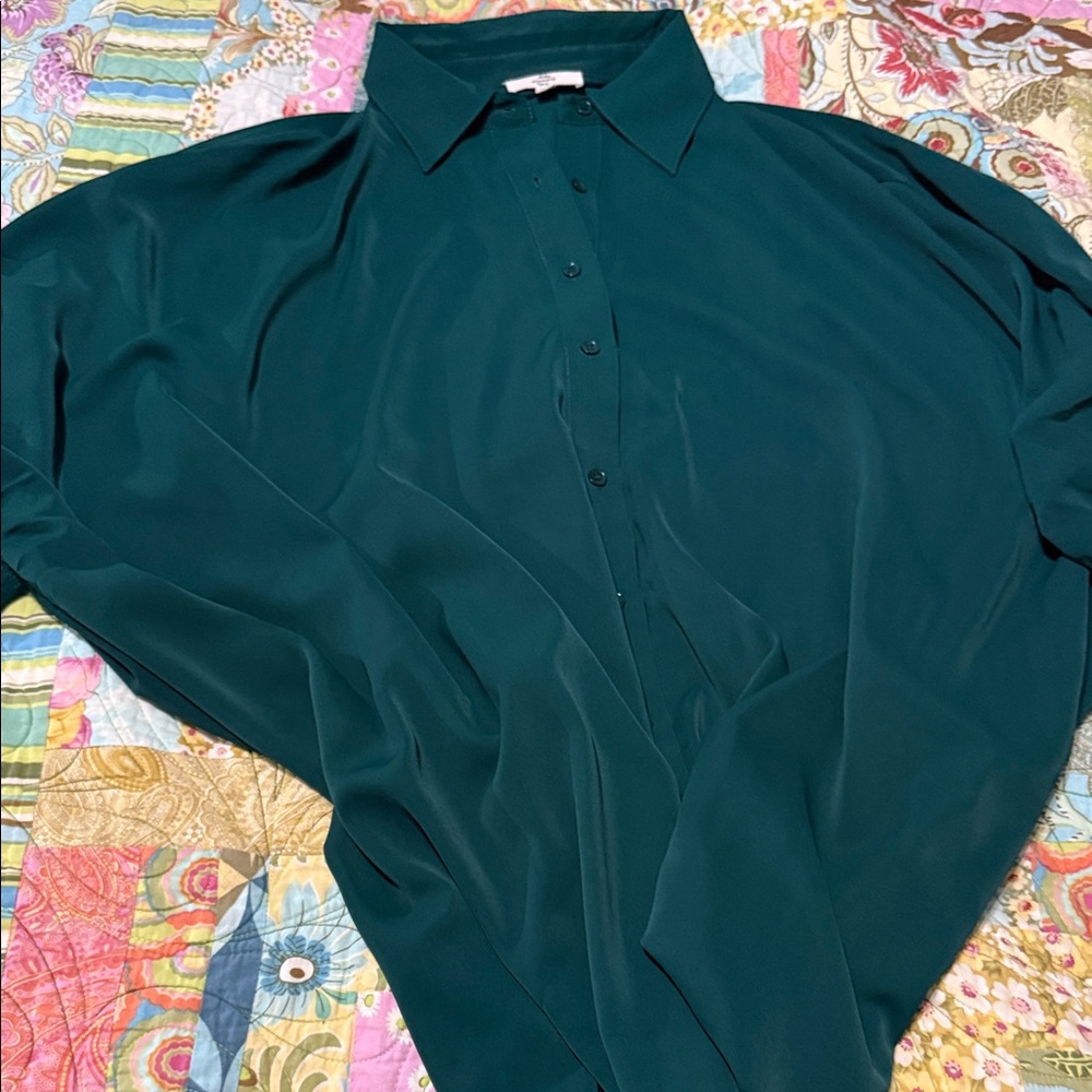 Entro women’s‎ oversized button down.